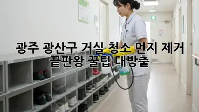 광주 광산구 거실 청소✨ 먼지 제거 끝판왕! 꿀팁 대방출🍯